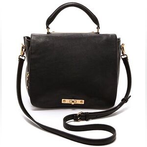Marc by Marc Jacobs Black Leather Goodbye Columbus Top Handle Crossbody